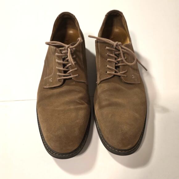 VIONIC Men\'s Size 13 Suede Loafers Bowery Graham Oxford Tan Comfort Good cond. main image 11